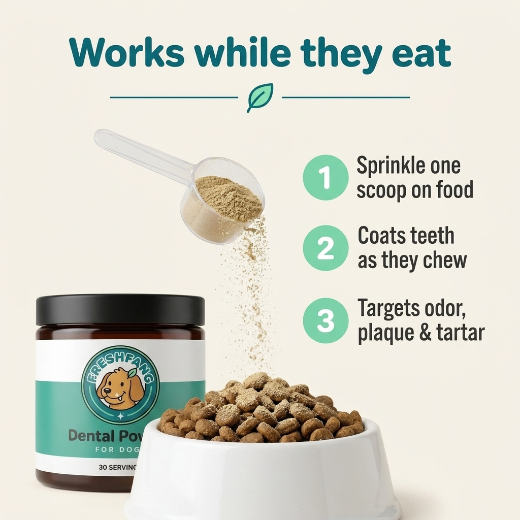 FreshFang- Dental Powder For Dogs
