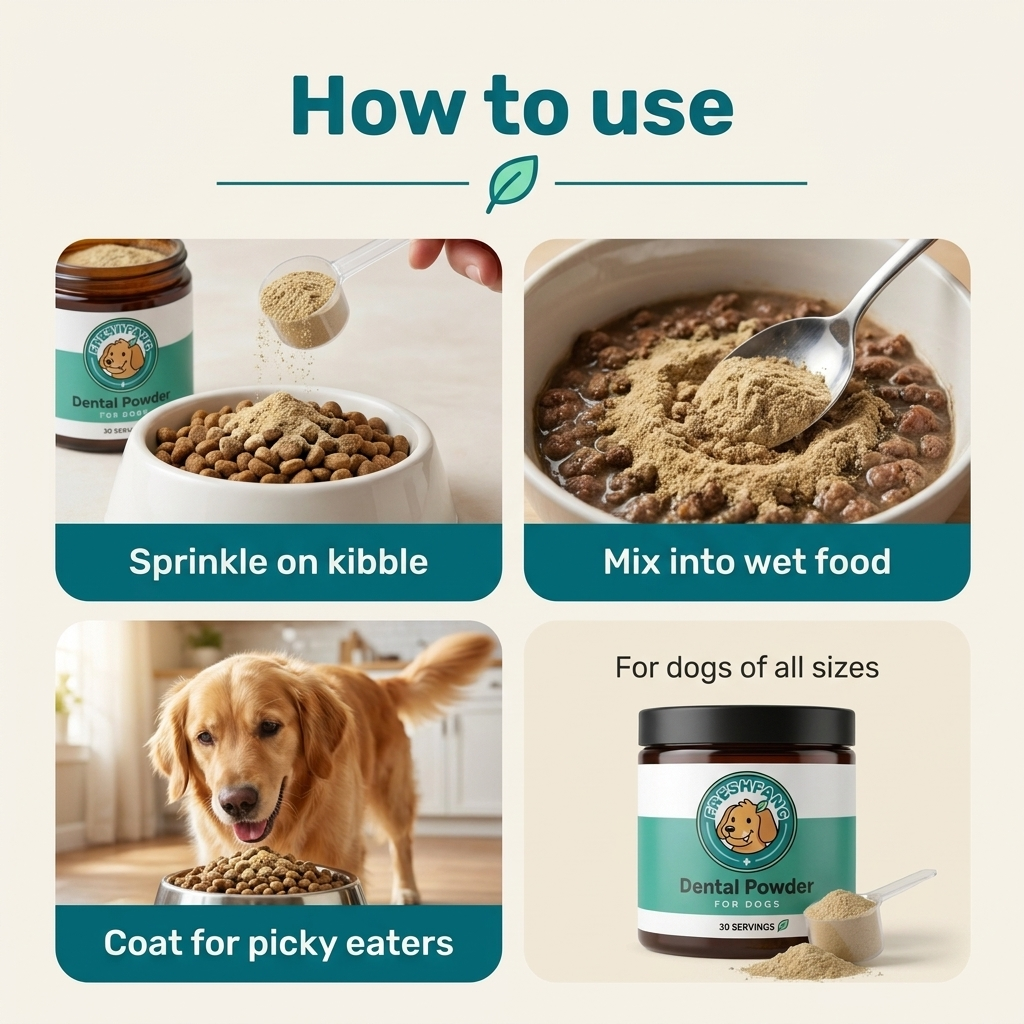 FreshFang- Dental Powder For Dogs